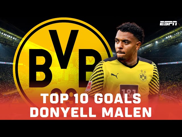 Donyell Malen Top 10 Doelpunten | Donyell Malen naar Borussia Dortmund | Eredivisie
