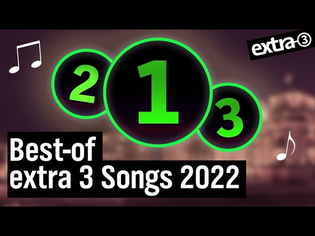 Die beliebtesten Songs des Jahres 2022 | extra 3 | NDR