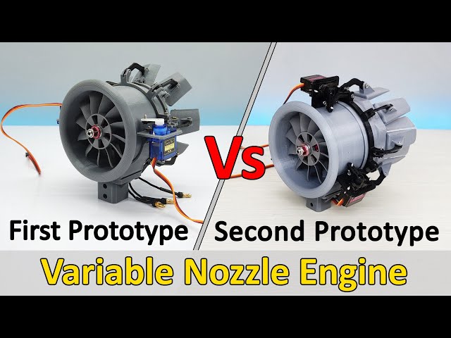 How I have redesigned the variable nozzle engine | 3D printed model