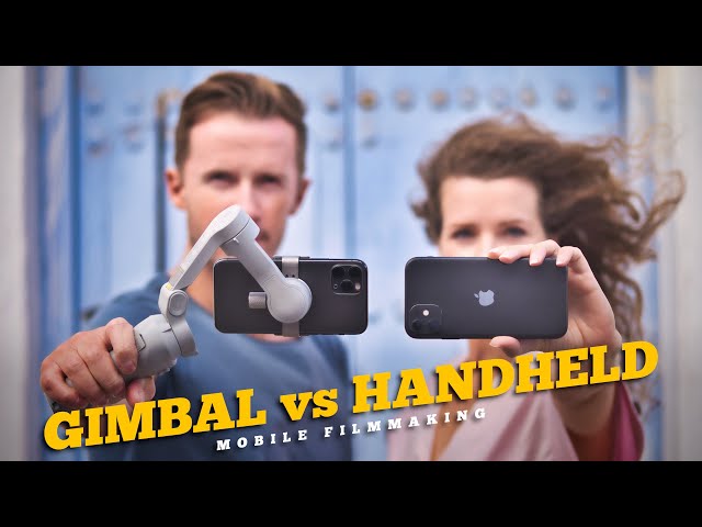 HANDHELD vs GIMBAL MOBILE FILMMAKING // DO YOU NEED A SMARTPHONE GIMBAL?