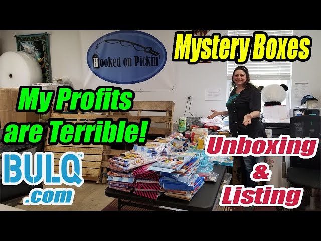 Bulq.com unboxing & Listing my Profits are TERRIBLE! What Can I Do with This stuff? Online Reselling