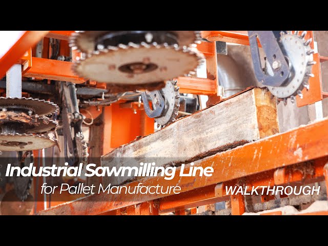 Wood-Mizer TVS HD Industrial Sawmilling Line for Pallet Manufacture | Wood-Mizer Europe