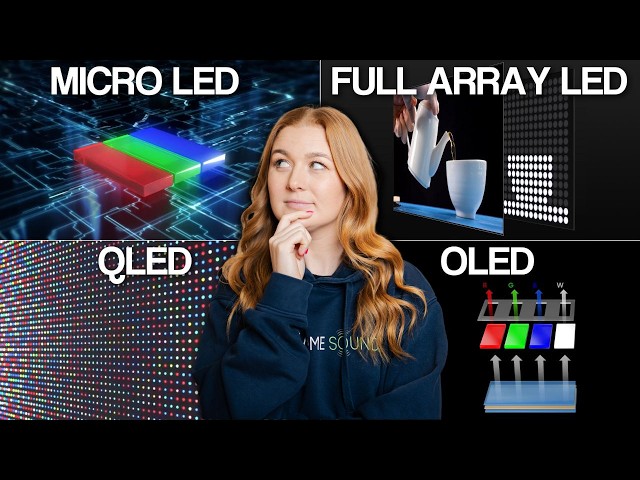 TV Panel Type Buying Guide 2024: OLED vs QLED vs QNED vs Micro LED vs MINI LED & MORE!