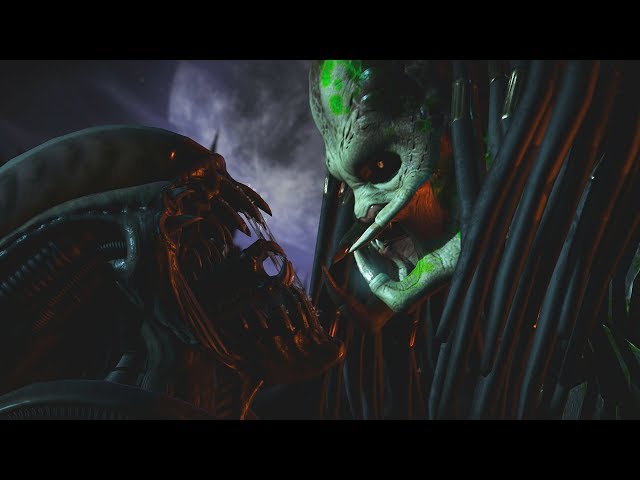 Mortal Kombat X-XL - Alien Vs. Predator All Fatalities, Brutalities, X-Ray's & Ending Gameplay