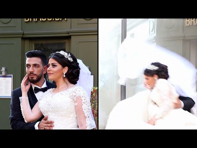 Beirut Blast Blows Out Windows Behind Wedding Couple