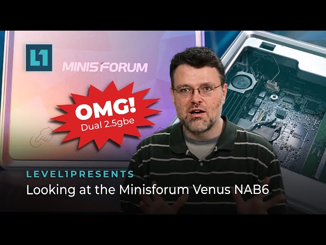 Dual 2.5gbe! Looking at the Minisforum Venus NAB6