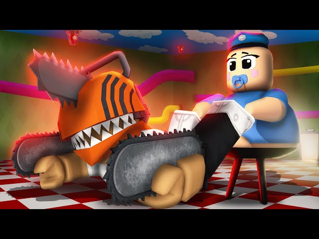 CHAINSAW MAN vs BABY BARRY'S PRISON In ROBLOX!