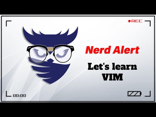 Nerd Alert - Ep. 37 - Opening your stickers, trying VIM, and idk...home lab stuff