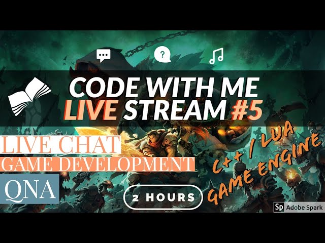 CODE WITH ME LIVE 2H | Q&A, LUA/C++ Game Engine & C# .NET | PART 5 | 20/04/27