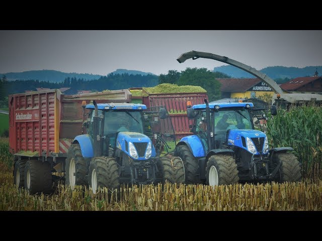 Maissilieren 2015|Lohnunternehmen Ranftl|New Holland T7 250|Strautmann|Nikon|FullHD