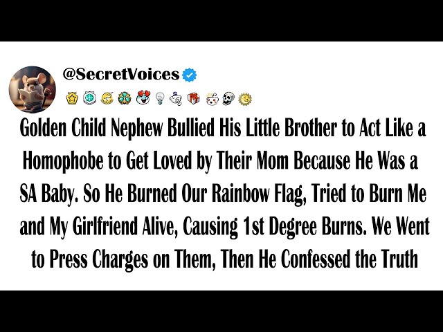 Golden Child Nephew Bullied His Little Brother to Act Like a Homophobe to Get Loved by Their Mom ...