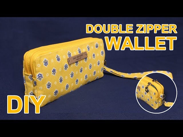 DIY Double zipper purse | 더블지퍼 클러치백 만들기 | Clutch bag tutorial | クラッチバッグ 作り方 #sewingtimes