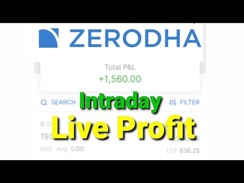 Live Intraday Trading Tutorial In Zerodha