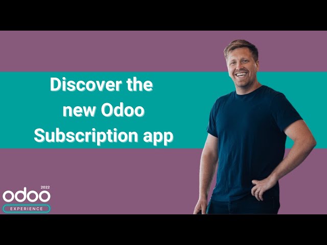 Discover the new Odoo Subscription app