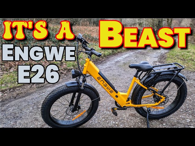 ENGWE E26  Unboxing Review & Test Ride 70 NM Torque Engwe E26 Step Thru High step All-Terrain E-bike