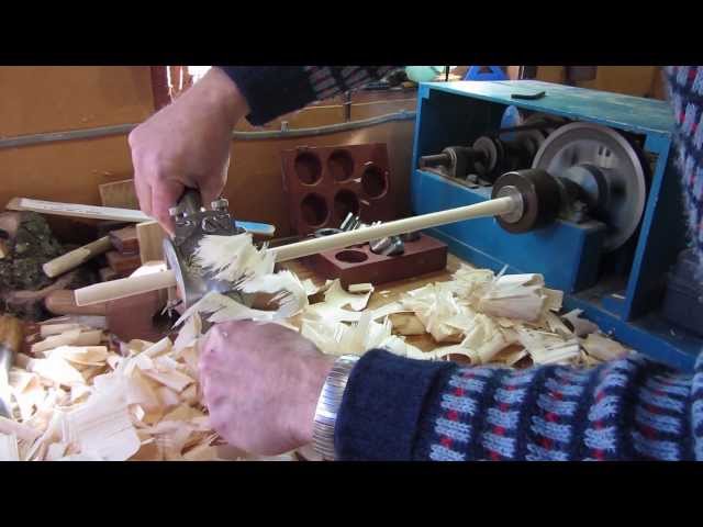 Making Chair Stretchers - Rotary Plane Method: Sussex Chair Part 3b
