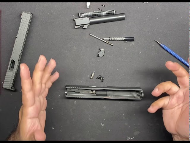 Glock 19 17 - slide takedown disassembly and reassembly