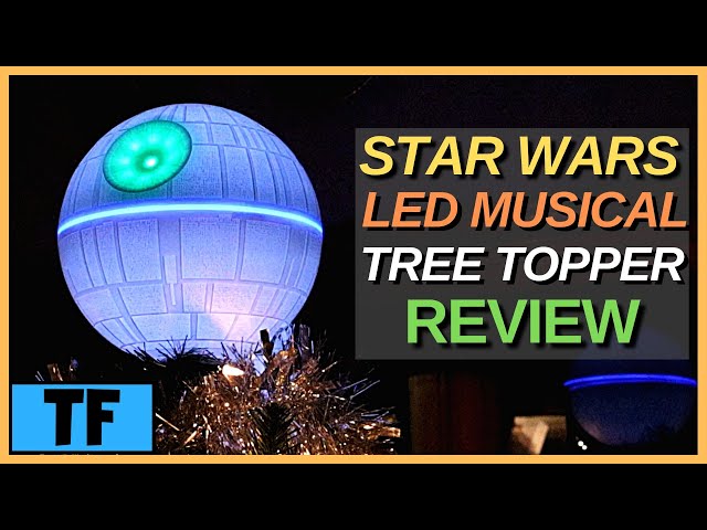 Star Wars Hallmark LED Musical Tree Topper Review | (Best Star Wars Christmas Decoration!)