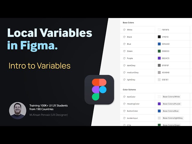 Intro to Local Variables - Color Variables in Figma - Learn Figma updates