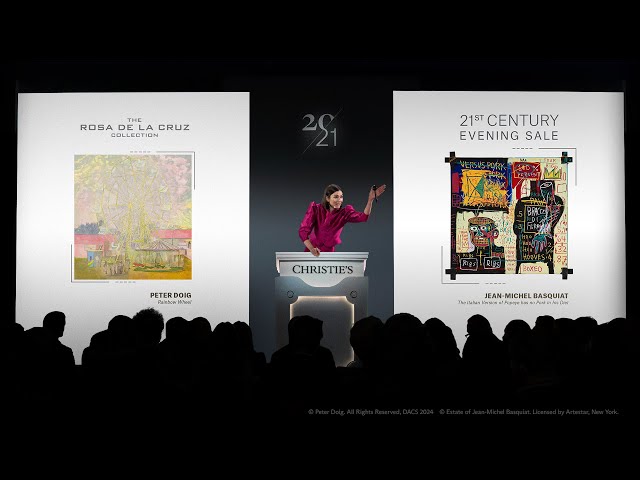 Livestream | The Rosa de la Cruz Collection & 21st Century Evening Sales | New York