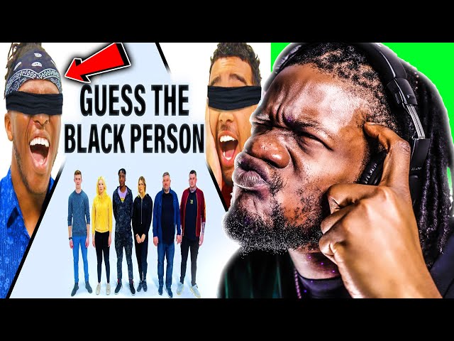 WHO IS IT?! | GUESS THE BLACK PERSON FT KSI (REACTION)