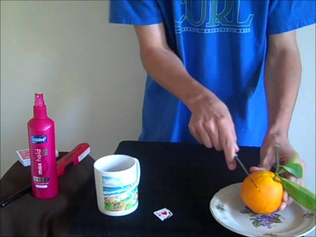 Card to Lemon/Orange Trick - Performance