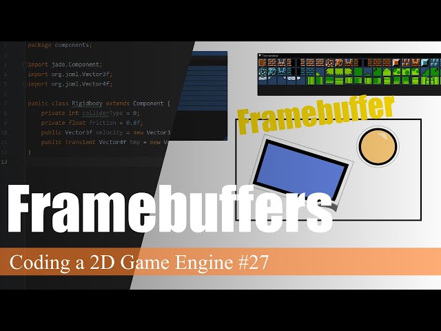 Framebuffers in OpenGL | Coding a 2D Game Engine in Java #27
