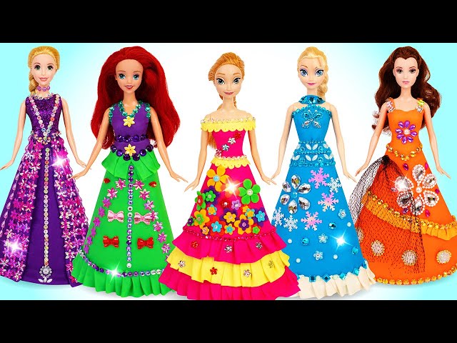 Disney Princesses - Making Gorgeous Dresses out of Clay