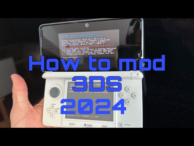 How to Mod your Nintendo 3DS/2DS running 11.17.0-50 in 2024! (ULTIMATE GUIDE)