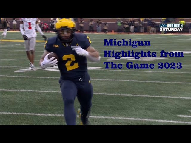 2023 Michigan Football Highlights v OSU