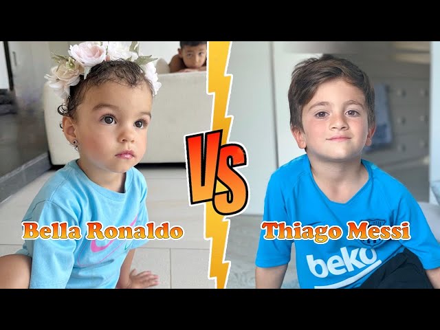 Thiago Messi VS Bella Esmerelda Ronaldo (CR7's Daughter) Transformation ★ From Baby To 2024