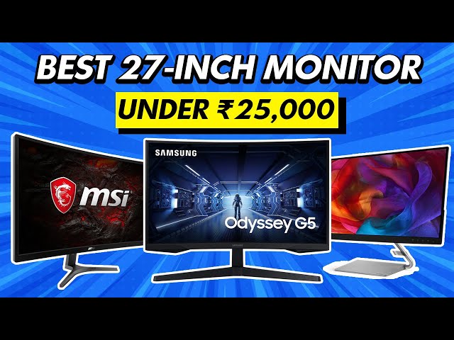 TOP 5 Best Monitor Under 25000 Rupees in India 2022 | IPS Display | 27 Inch Monitor | 🔥🔥🔥