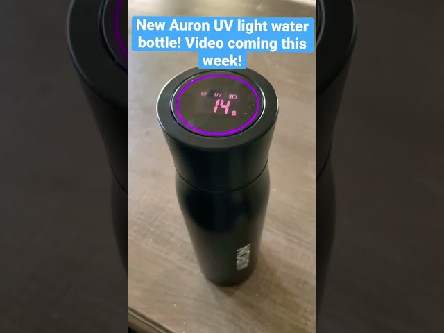 Auron UV Light Water Bottle!