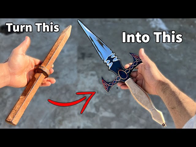 I Turned a Drill Bit into Incredible DAGGER
