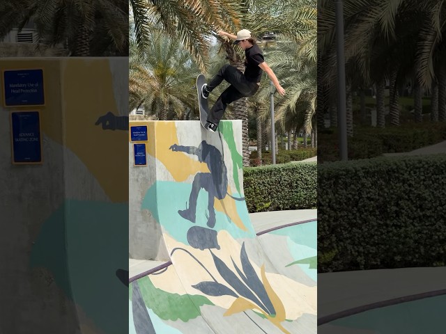 ☄️ CJ Collins Shredding A New Dubai Skatepark!