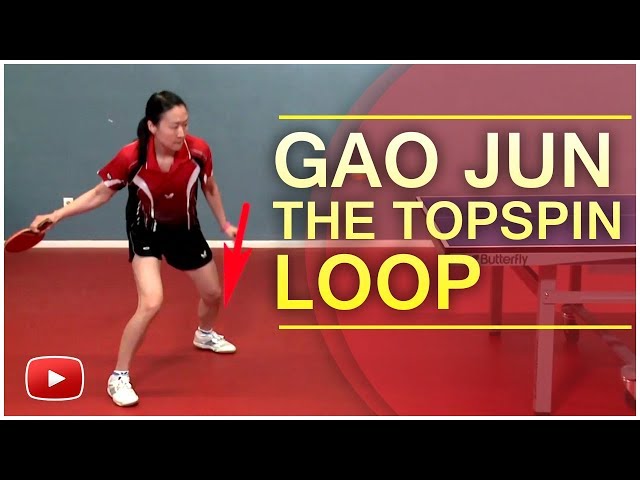Table Tennis Tips and Techniques - The Topspin Loop - Cherry Zhou