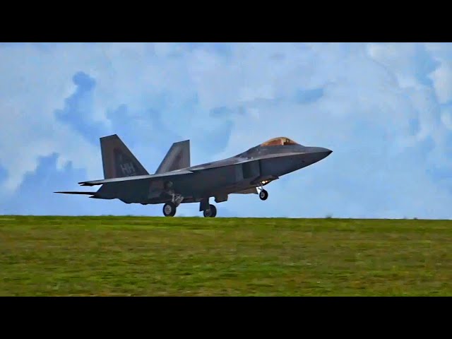 F-22 Raptors In Guam • Exercise Pacific Iron 2021