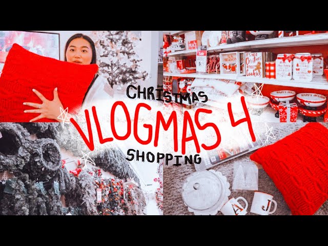 VLOGMAS DAY 4: christmas decor shopping pt. 1 (Michael's, Hobby Lobby, Target, & Homegoods!) 🎄  2020