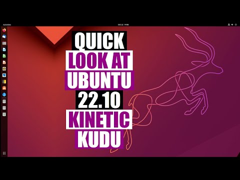 Installation and First Look of Ubuntu 22.10