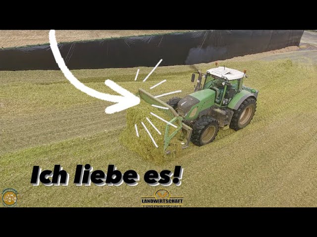 SOUND WAHNSINN ⚠️ Der lauteste Fendt Vario Traktor der Welt! Mais silieren 10 Häckselwagen - Ernte