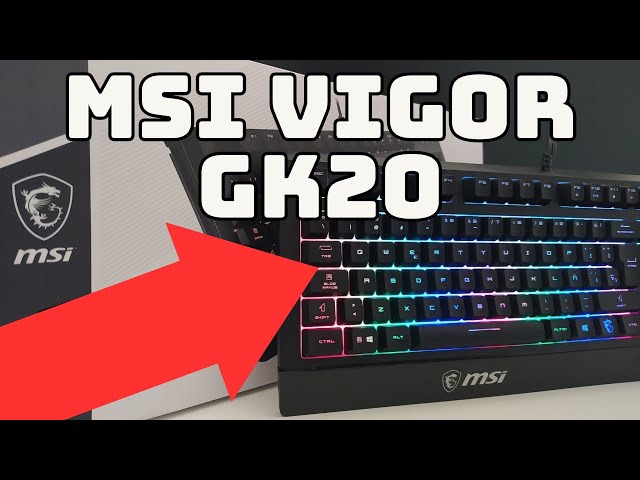 MSI Vigor GK20 Review: A Gaming Keyboard Worth the Investment