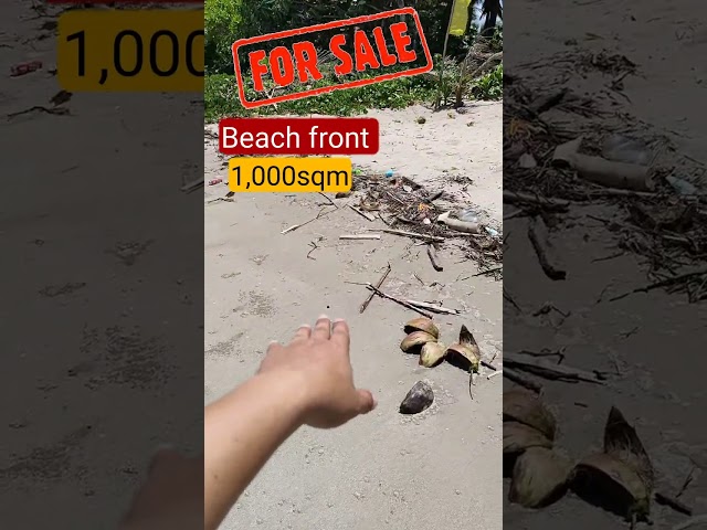 #68 Beach front for sale / beach front property for sale 1,000sqm