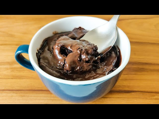 Eggless Mug Brownie in 1 Minute