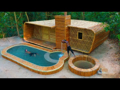 [ Full Video ] Building Two Story Villa With Private Underground Living Room and Swimming Pool