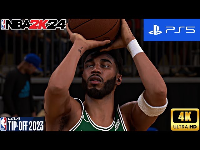 NBA 2K24 PS5 (4K60) | Celtics vs Knicks | ProPLAY | Kia Tip-Off 2023