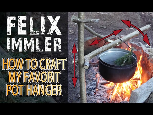 🔥   Ingenious Pot Hanger System 🔥  - 3D adjustable !! - easy to craft - quick done -  very stable