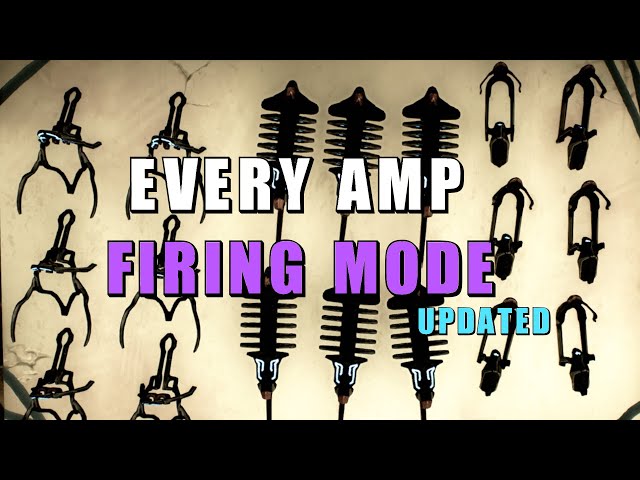 [Warframe] Every amp firing mode (with some details)  [1/3] - The Systems of Warframe