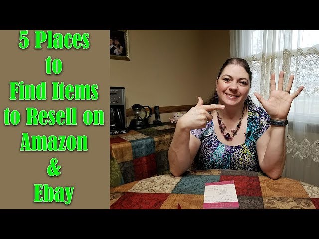 5 Places to Find Items to Resell on Amazon & Ebay