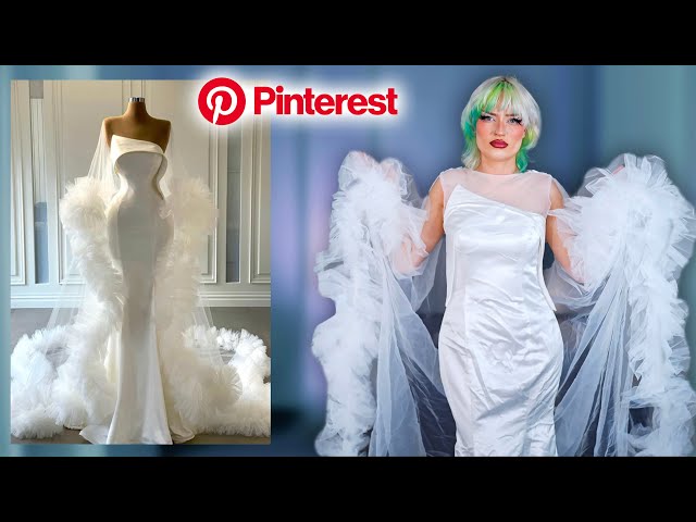 I ordered wedding dresses on Pinterest…
