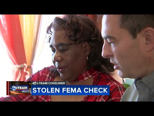 South suburban woman says FEMA check was stolen and cashed